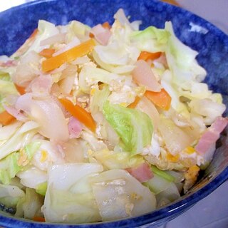 春キャベツの野菜炒め